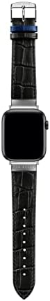 Каишка от черна крокодилска кожа Ted Baker за Apple Watch® (модел: BKS42F226B0)