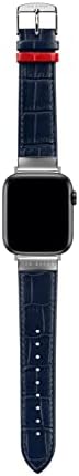 Каишка от синята крокодилска кожа Ted Baker за Apple Watch® (модел: BKS42F227B0)