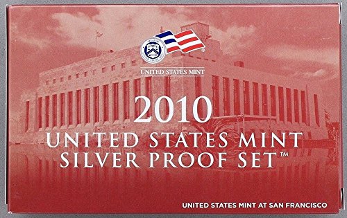 Комплект от 14 сребърни монети, Монетен двор на САЩ, 2010 г. - OGP box & COA Proof