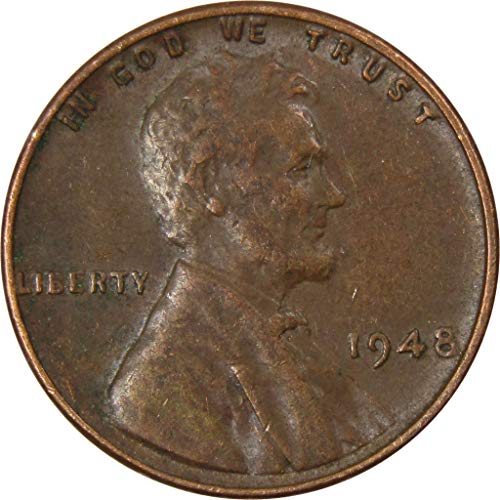 1948 Линкълн Пшеничен Цент AG ЗА Добро Бронзовата Пени 1c Монета са подбрани