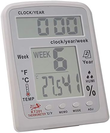 WODMB Термометър KT201 Цифров LCD Термометър, Влагомер Електронен Измерител на Температурата И Влажността на метеорологичната станция