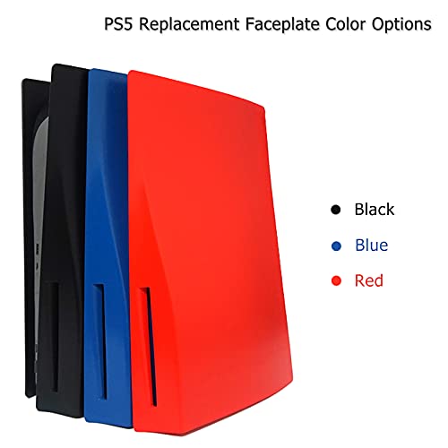 Тампон на предната панел PS5 за диск на конзолата DOBEWINGDELOU със защита от надраскване и прах за игралната конзола PS5, твърд