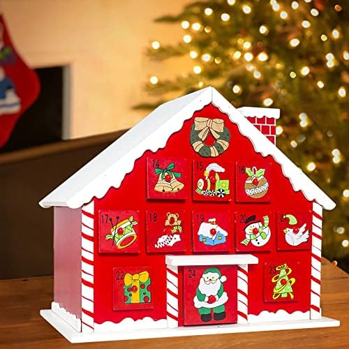 Коледна Украса, Декориран Сняг Покрив на Къща, Календар за обратно броене, Кутия за съхранение на бижута, Бижута, Извънгабаритни Коледна украса (Многоцветни, един р?