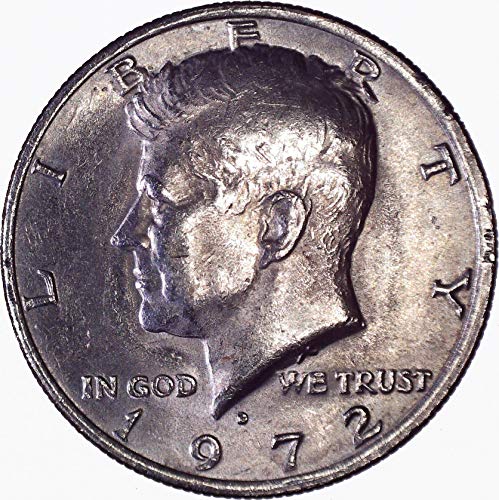 1972 Г. Кенеди Полдоллара 50 цента На Около необращенном формата на
