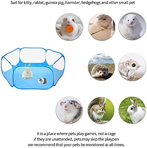 Палатка-Клетка за малки животни C & C, Дишаща и Прозрачен Кошарката за домашни любимци, Открит плувен Ограда за упражнения на Открито