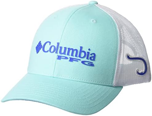 Женска тениска с логото на Columbia PFG от мрежа с цип Отзад-Висока