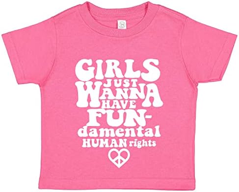 Тениски и Траки За момичета, Които Просто Искат да се Забавляват -Тениска Damental Human Rights Бебе За Бебета и малки деца (Различни