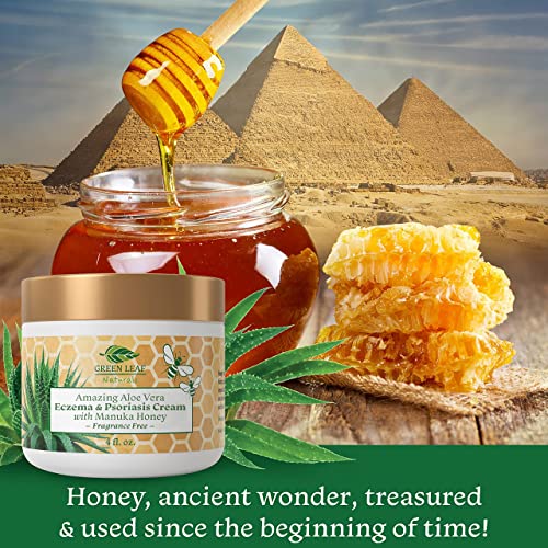 Крем за екзема с мед от Манука (без ароматизатори) 2 мл - Хидратиращ Лосион За лечение на псориазис - Заживляющая мехлем От сърбеж