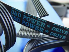 Клиновой колан D&D PowerDrive 100J4 Поли, 4-бандов, Гума