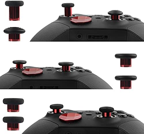 Комплект сменяеми магнитни копчета TOMSIN за аксесоари за Xbox Elite Controller Series 2, включва 6 джойстик с метално покритие,