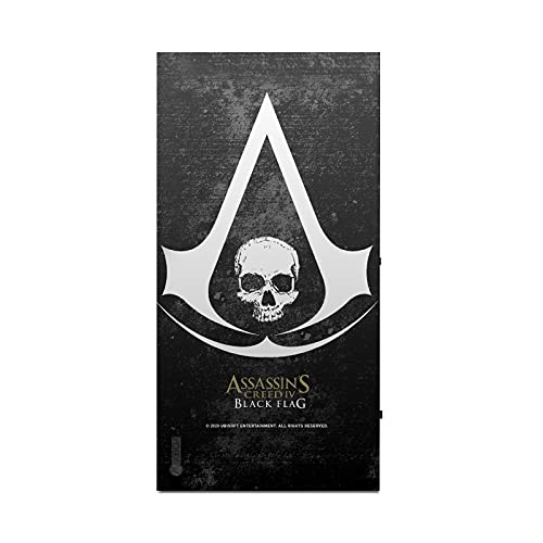Дизайн на своята практика за главата Официално Лицензирани Лога Assassin ' s Creed Гръндж Black Flag, Матова повърхност Винил Стикер, чанта за игра кожа, Съвместим с конзола Xbox S
