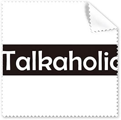Стилно Дума Talkaholic Арт Деко Подарък Мода Плат За Почистване на Екрана на Телефона за Пречистване на Точки 5шт