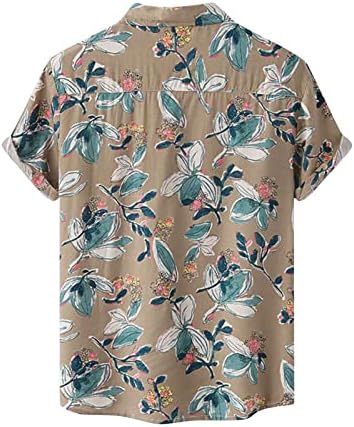 2023 Ленени Хавайски Мъжки Ризи На Райета С Графичен Принтом, Тениски, Ежедневни, Плажни Летни Блузи, Големи Тениски С Къс Ръкав