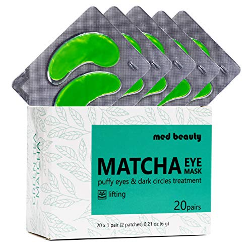 Петна от зелен чай МАЧА под очите, Маска за очи От Тъмните кръгове и подпухналостта с ефект на лифтинг на лицето 20 двойки 40 бр