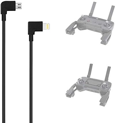Кабел AxPower OTG Micro USB за iPhone iOS с 1-футовым Жак за DJI Spark Mavic Mini Mavic Pro Mavic 2 Pro Zoom Air Обратната Кабел