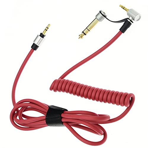 Xivip 3,5 мм - 3.5 mm / 6.5 mm Взаимозаменяеми Спомагателен Aux аудио кабел, Удължител за слушалки, Съвместими със слушалки Monster