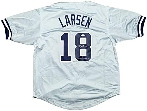 Майк Дон Ларсен с автограф и надпис MLB Ню Йорк Янкис PSA COA