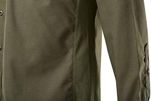 Мъжки тактическа риза Vertx, Дълъг ръкав, Дишаща Тактически Работен Топ с джобове за по-лесен достъп, Филтър Rip-Stop, за специални
