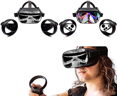 Етикети върху кожата Подвижна, Лесно Наносящаяся Защитен Стикер за Слушалки виртуална реалност за Oculus - Quest, Многоцветен