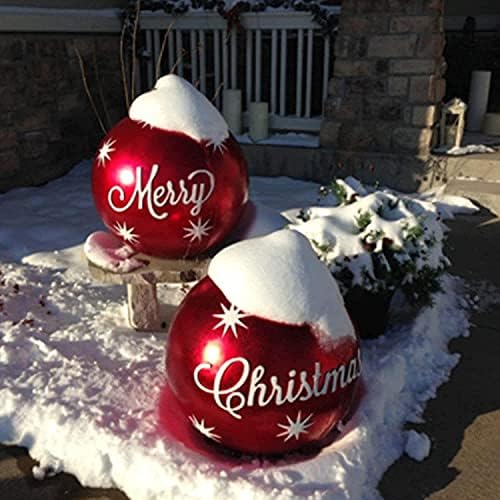 ZHAOMIN Коледна Украса 2021 Открит Надуваем Балон от PVC, Украсени с Гигантски Елочными Украса, Топки за Дома (I), (CH-23847)