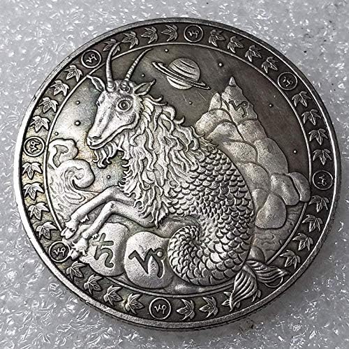 Американски Сребърен Долар Предизвикателство Монета, Европа и Америка 12 Съзвездия Възпоменателна Монета Мед сребърно покритие за