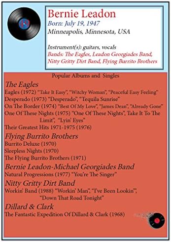 Класически рок карта J2 #49 - Бърни Leadon