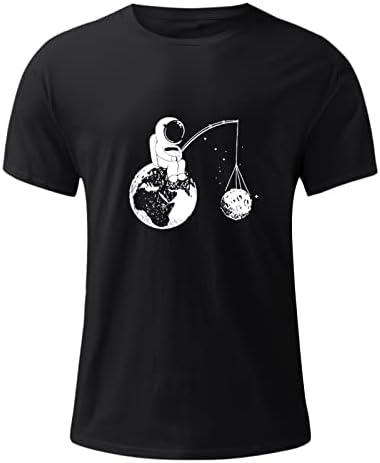 XXBR Мъжки солдатская тениска с къс ръкав, потници за мъже, летни тениски с графичен принтом Planet, Спортна тениска за тренировка