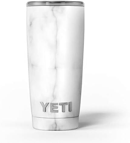 Дизайн Skinz Slate Мраморна повърхност V51 - Набор от винил оберток със стикер на кожата, Съвместим с бокалами Yeti Rambler Cooler