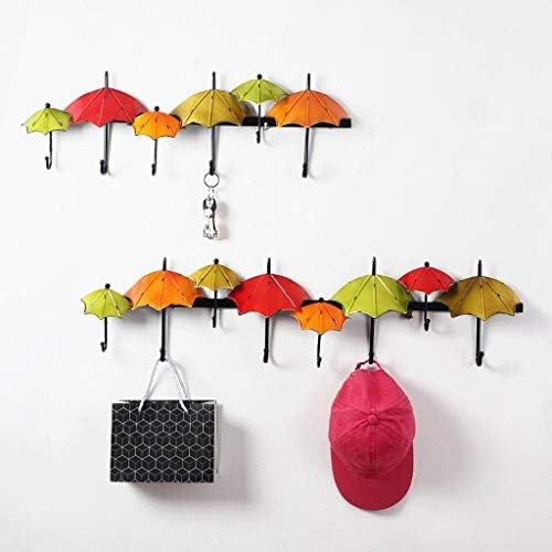 Стенни закачалка за дрехи на Творческа форма под формата на чадър Декоративен стенен монтаж кука Стенни закачалка за дрехи Кука