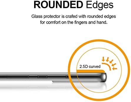 (2 опаковки) Supershieldz е Предназначен за Samsung Galaxy S22 5G Защитен слой от закалено стъкло, 0,2 мм, срещу драскотини, без